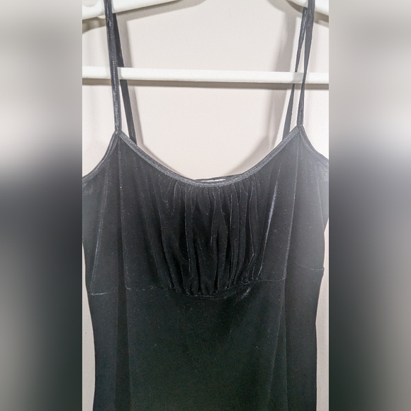 Vintage 90s velvet mini dress - Picture 1 of 5